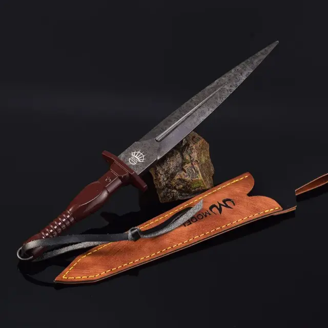 Espada de Damasco: Katana Uncut com Acessórios - Jogo Periférico de Colecionador da Cultura Antiga, 22cm, Presente Ideal