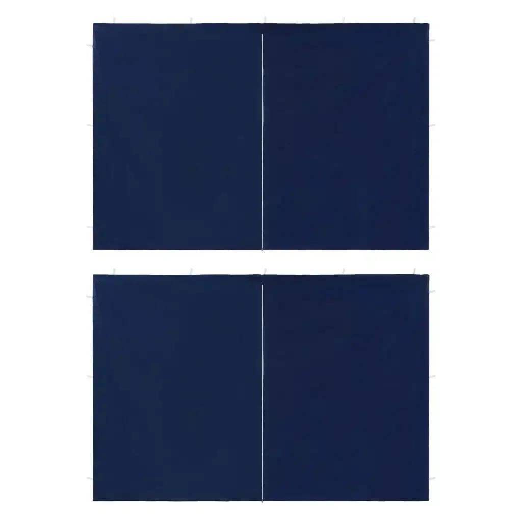 Zíper PE azul para isolamento, parede da tenda receptora, jardim, toldo, dossel ao ar livre, guarda-chuva térmico, 2PCs - Image 1