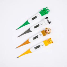 Termômetro eletrônico portátil dos desenhos animados, Produtos seguros de cabeça macia, Acessórios veterinários, Pet Medical Equipment, Suprimentos de ferramentas - Image 1