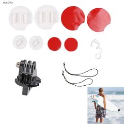 8 em 1 kit de prancha de surf surf snowboard wakeboard montagem conjunto pacote de surf para gopro hero 7 6 5 4 3 + 3 acessórios da câmera sjcam - Image 1