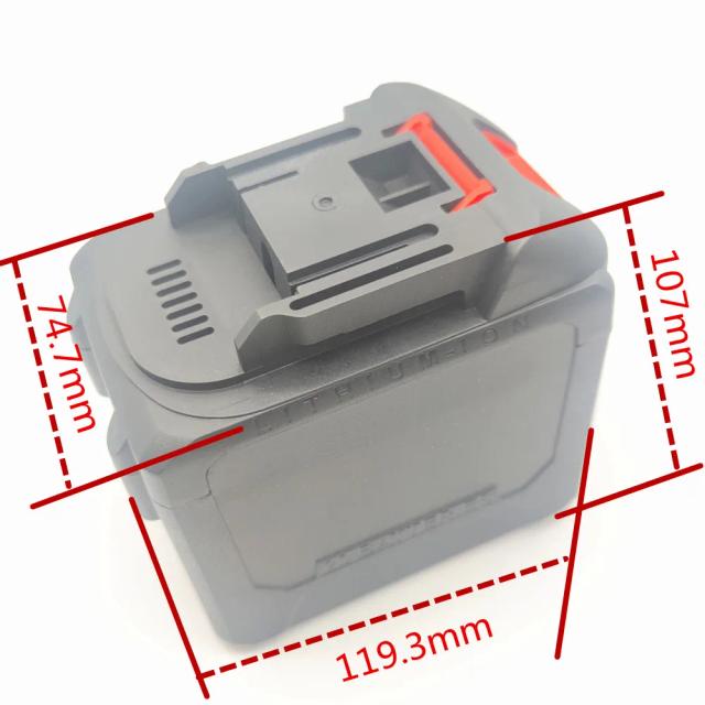 Bateria de Lítio de Alta Capacidade para Ferramentas Elétricas - 18V e 21V, 2000mAh a 30000mAh para Serra de Poda e Percussão QY DY2106 DW