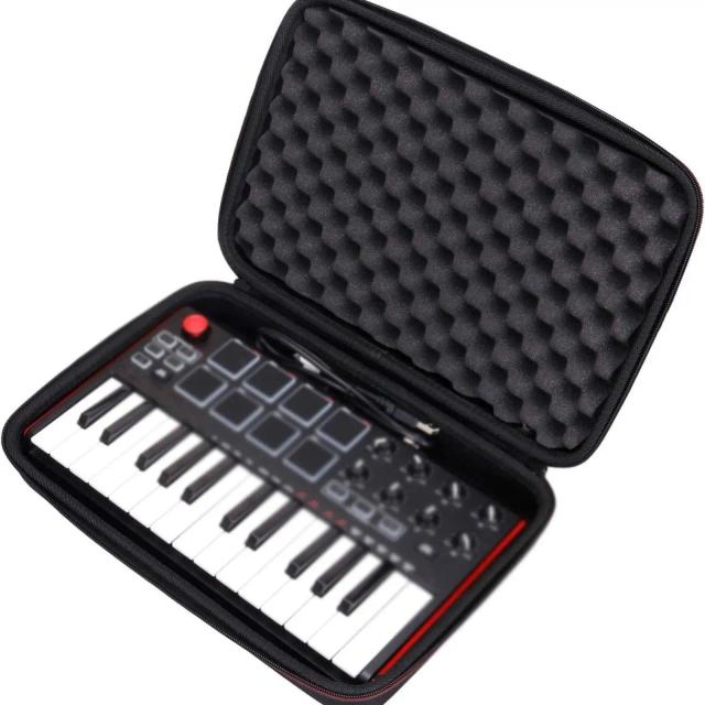 Estojo Duro para Controlador Teclado MIDI USB 25 Teclas Premium Portátil Impermeável