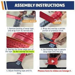 1 pacote pickleball paddle grip fita anti deslizamento suor absorvente pickleball overgrip perfurado universal raquete de tênis aderência fita - Image 6