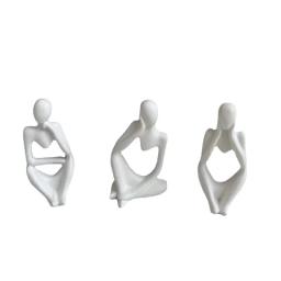 Molde De Silicone Para Ornamentos De Gesso Humano Artístico Corpo Humano Pensando e Pensando Resina Soltando O Molde Aromaterapia Fazendo o molde - Image 5