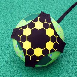 Treinamento de Habilidade Bola De Futebol Ajustável, Juggle Band, Prática Solo, Auxiliar Circulando, Cinto Elástico, Equipamento de Futebol Kick Trainer - Image 4