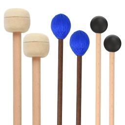 Conjunto de baquetas profissionais para baixo, baquetas de marcha, marimba, xilofone de borracha, conjunto de percussão de 3 pares - Image 2