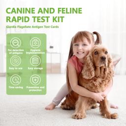 GIARDIA-Kit de teste rápido para cães e gatos, felino canino, teste caseiro, 1, 2, 5, 10 pcs - Image 5