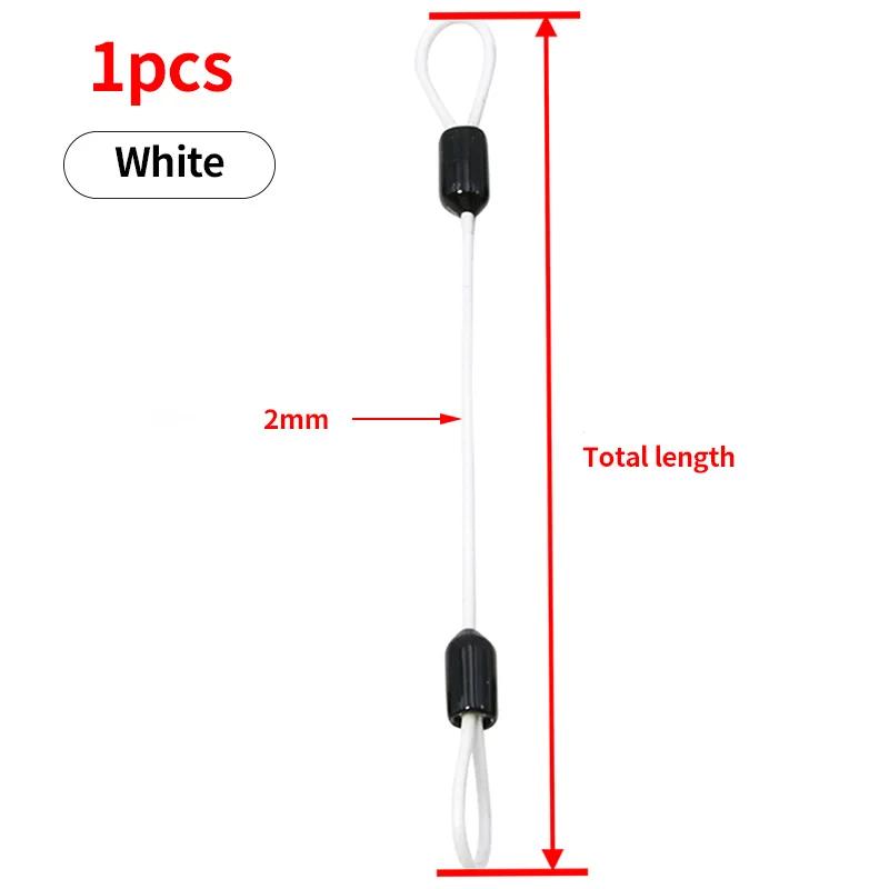 Corda De Fio De Aço Inoxidável Revestida Colorida, Cabo De PVC, Anel De Segurança, Sling Suspenso, Correia De Bicicleta, Bloqueio De Bagagem, 2mm - Image 1