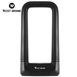 West Biking-Anti-Theft Bicicleta U Bloqueio, Road Bike Roda Cabo, motocicleta, Scooter, Bloqueio Ciclismo, Acessórios de bicicletas, Segurança, MTB - Image 1