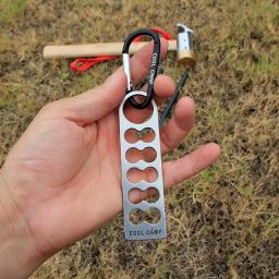 Anchor Pegs para acampar, estacas de barraca, corda de vento de mola fivela, toldo ganchos, prego transportar saco de pilha - Image 1
