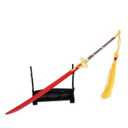NARAKA: Arma do Jogo BLADEPOINT, Anime Circundante, Professor de Yin Yang, Faca Demoníaca Vermelha, Liga de Zinco, Brinquedos Decorativos 22cm - Image 6