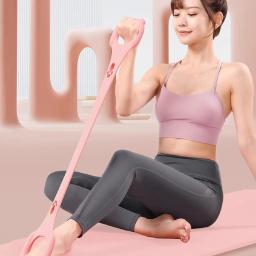 Figura 8 faixa de resistência fitness braço volta treinamento cordas elásticas exercício elástico para yoga pilates alongamento ginásio elástico - Image 4