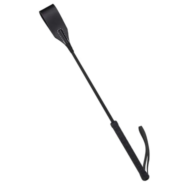 Chicote de couro genuíno de alta qualidade - 40 cm, adequado para treinamento equestre e acessórios de equitação, artefato de treinamento - Image 1
