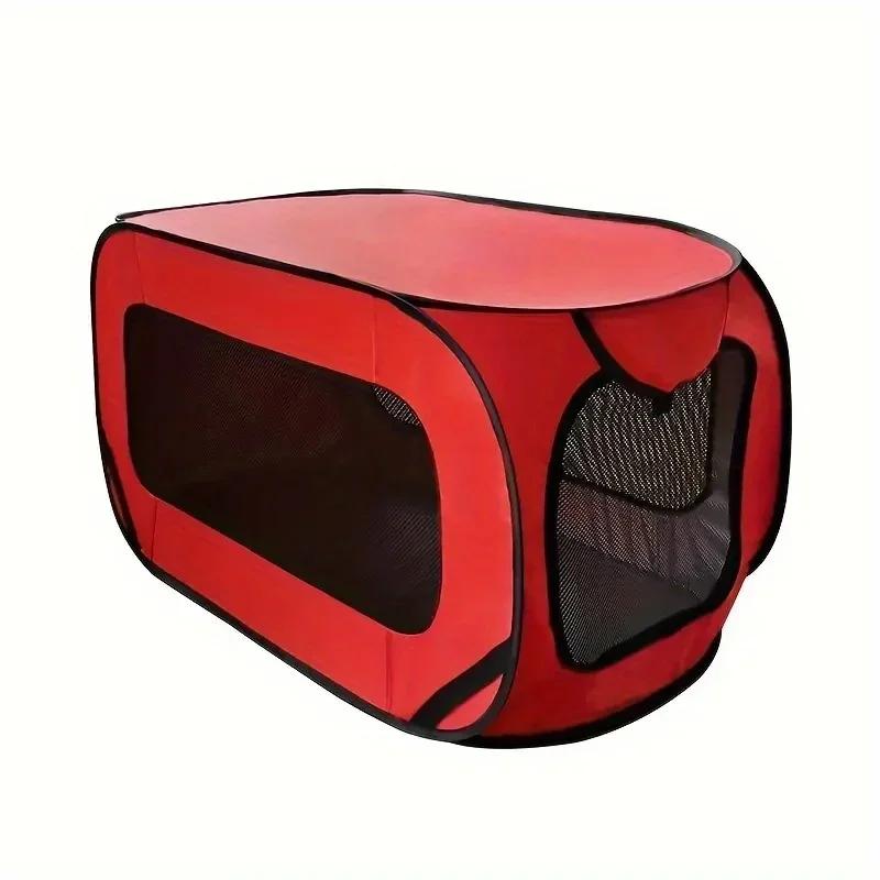 Canil portátil dobrável para cães e gatos, ninho de estimação interior e exterior, assento de carro, transportadora de viagem, leve e amp Folding Fence - Image 1