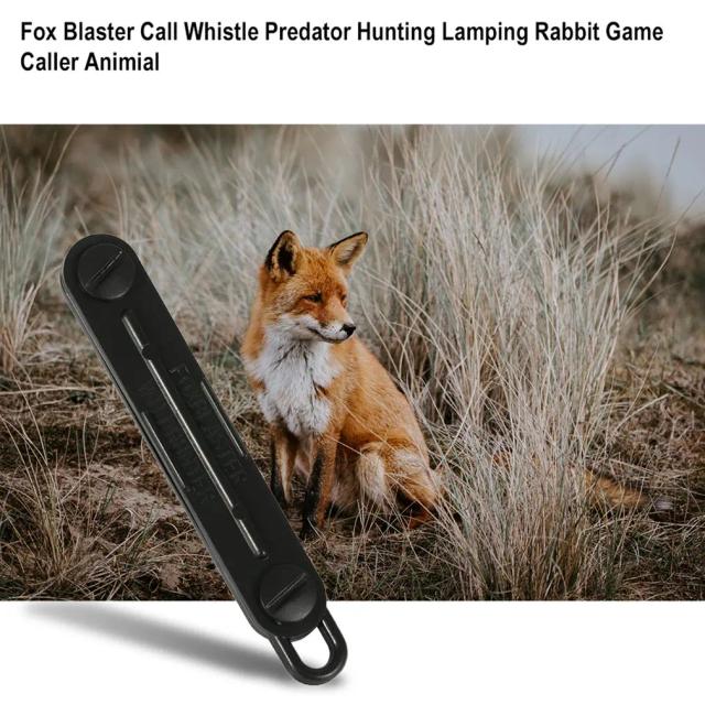 Equipamento Preto para Caça: Chamadas Fox e Lamping Seguros para Predadores e Coelhos