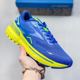 Sapatilhas elásticas suaves ultra leves para homens, tênis de corrida para maratona, tênis de corrida, estrada fitness, GTS 23 BROOKS - Image 5