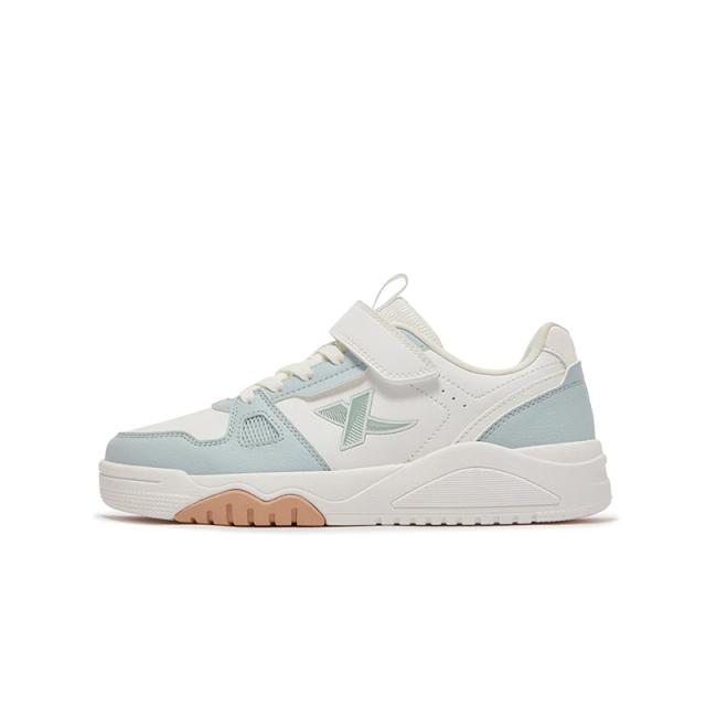 XTEP Sapatos Casuais Velcro Antiderrapantes Leves para Crianças 675116319157