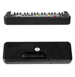 Mini brinquedos de instrumentos musicais para crianças, 37 teclas, teclado eletrônico, microfone, aprendizagem, quebra-cabeça educacional - Image 5
