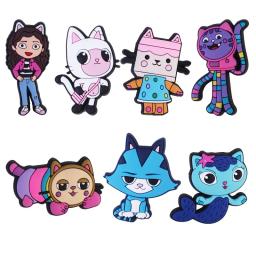 Gabby casa de bonecas sapato encantos fivela jardim sapato decoração sandálias anime dos desenhos animados chinelos acessórios meninos meninas presentes - Image 2
