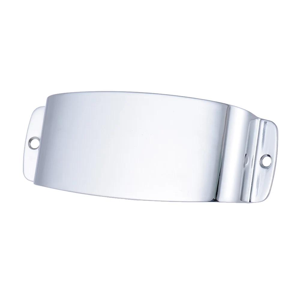 Capa de captador aço cromado, Protetor para Jazz Bass, Substituição de guitarra elétrica - Image 1