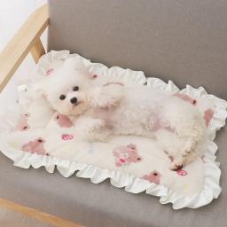 Almofada de cobertor espessada para animais de estimação, tapete de dormir para cães, cama de gato, colchão lavável quente - Image 4