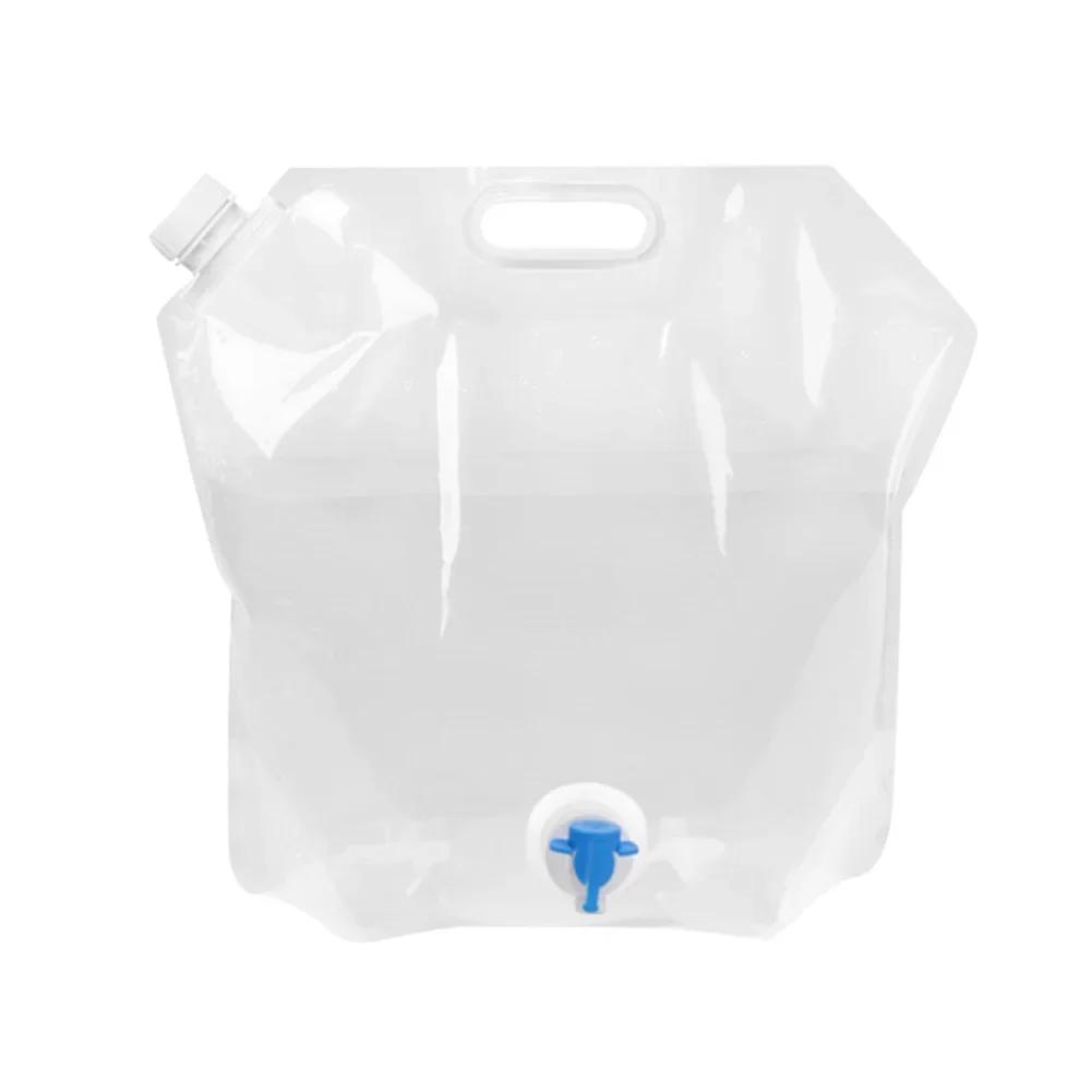 Tanque De Água De Grande Capacidade Com Torneira Balde De Acampamento Transportadora De Armazenamento De Água Recipiente De Água De Grau Alimentício, Caminhadas De Piquenique, 20-7.5L - Image 1