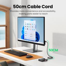Ugreen leitor de cartão 4-em-1 usb3.0/USB-C sd micro sd tf cf ms compacto adaptador de cartão flash para computador portátil multi otg leitor de cartão inteligente - Image 6