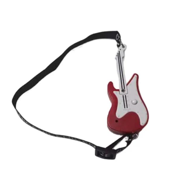 Guitarra Elétrica Miniatura Multicolorida para Bonecas - Acessório Fotográfico e Presente Ideal, 15 cm a 20 cm