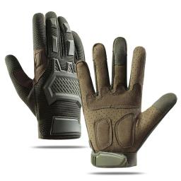 Luvas anti-derrapantes para homens, luvas de dedo cheio, esportes ao ar livre, ciclismo, escalada, paintball, caça, equitação, esqui - Image 3