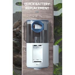 Alimentador automático de peixes para aquário, grande capacidade, inteligente, modo duplo, temporização, dispensador de alimentos, tanque, Dropshipping, 200ml - Image 3