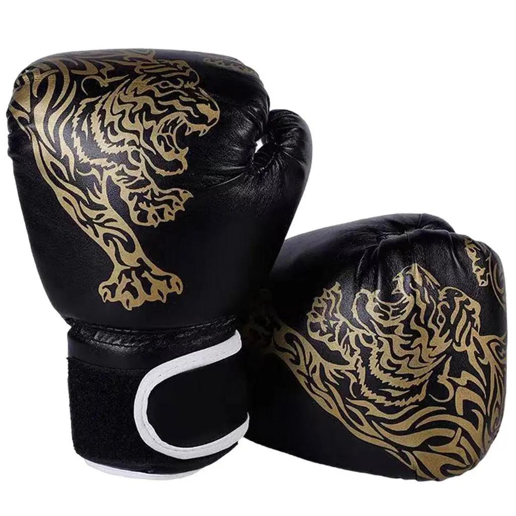 Adultos/crianças mma luvas de boxe de segurança capacete protetores de engrenagem de cabeça luvas de couro do plutônio crianças treinamento de boxe kickboxing boxer alvo - Image 1