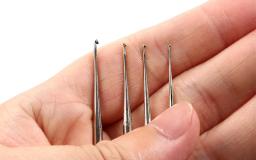 Wigundle gancho agulha crochê micro gancho para fazer trança dreadlock ferramentas de cabelo 0.5mm 0.6mm 0.7mm 0.8mm cabo liso peruca - Image 3