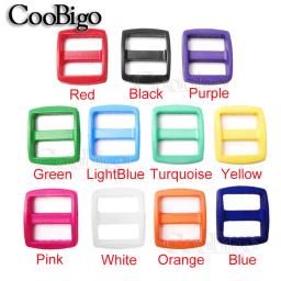 10 pçs colorido tri-glides slider fivela fecho ajustável correias mochilas cinto coleira de cachorro acessórios diy plástico 20mm - Image 3