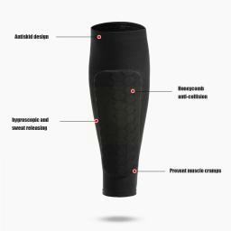 1 pçs caneleiras de futebol favo mel respirável joelheiras equipamentos esportivos proteção ciclismo montanhismo basquete preto u1x4 - Image 5