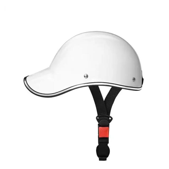 Capacete Leve Meio Tipo Pato para Bikes - Proteção Solar e Anti-queda Ideal para Verão Masculino e Feminino