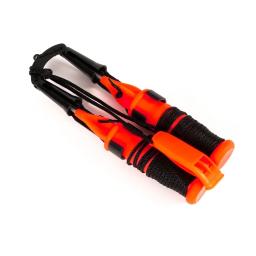 Inverno picareta de pesca no gelo cinzel portátil ao ar livre life-saving handheld espigões com correia de pesca equipamento de pesca ferramenta - Image 4