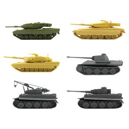 Kits miniatura de construção de tanques para crianças, quebra-cabeça, montagem DIY, brinquedos colecionáveis para meninas e meninos, 1/72 - Image 1