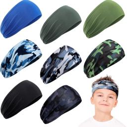 Headbands esportes para meninos e meninas, headbands elásticas para esportes, para o futebol, futebol, treino, corrida - Image 3