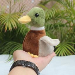 Simulado Brinquedo de Pelúcia Animal, Cabeça Verde, Pato, Caça Decoração, Natureza Selvagem, Boneca De Pelúcia, Modelo de Bolsa, Chaveiro, Corrente, Menina, Presente Menino - Image 2