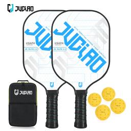 Pickleball Paddles Set para homens e mulheres, Raquete Equipamentos Esportivos, USAPA, Compatível, 4 Bolas - Image 1