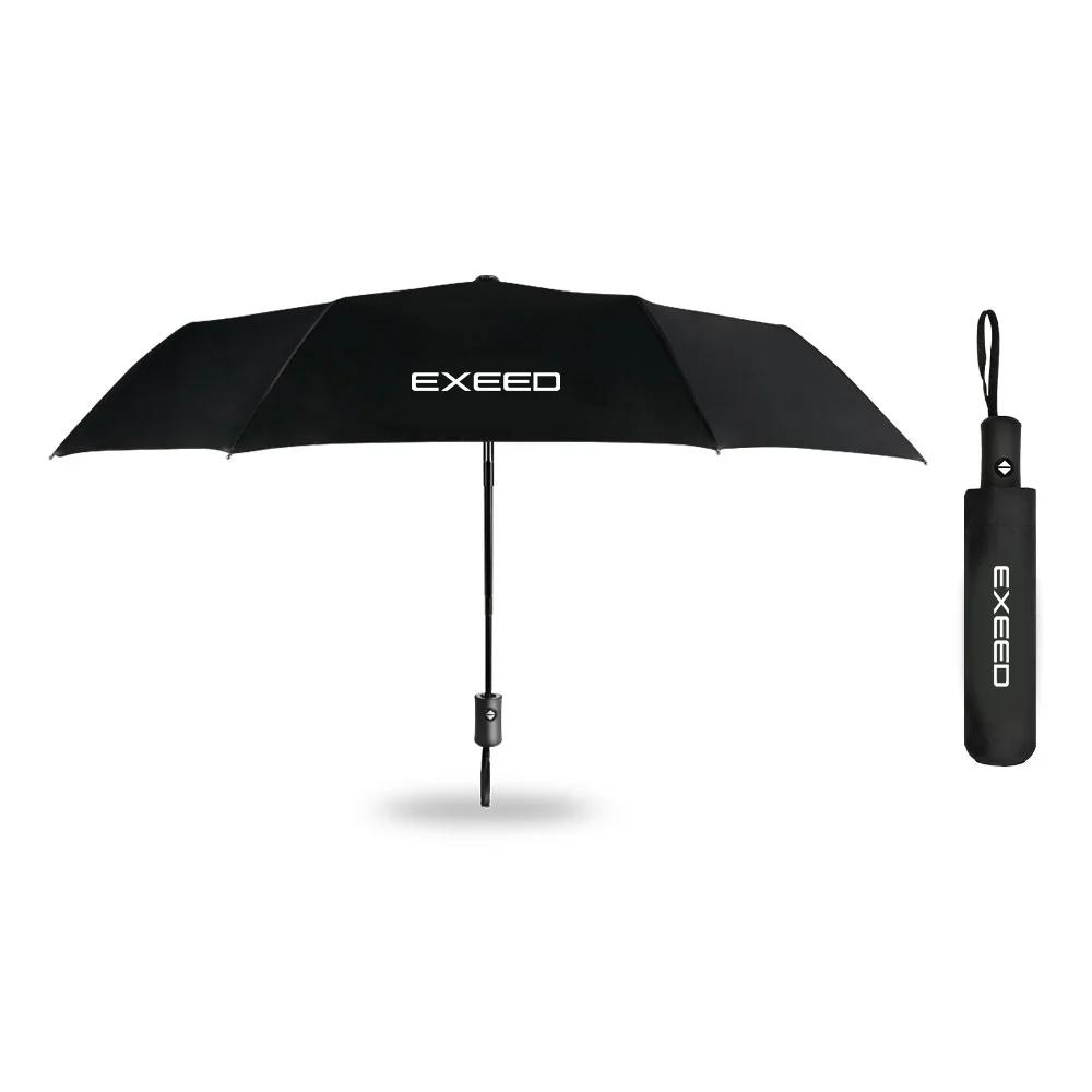 Guarda-sol dobrável totalmente automático, pára-sol do carro com logotipo, acessórios automáticos para Chery, Exeed TXL TX VX LX 2021 2022 2023 - Image 1