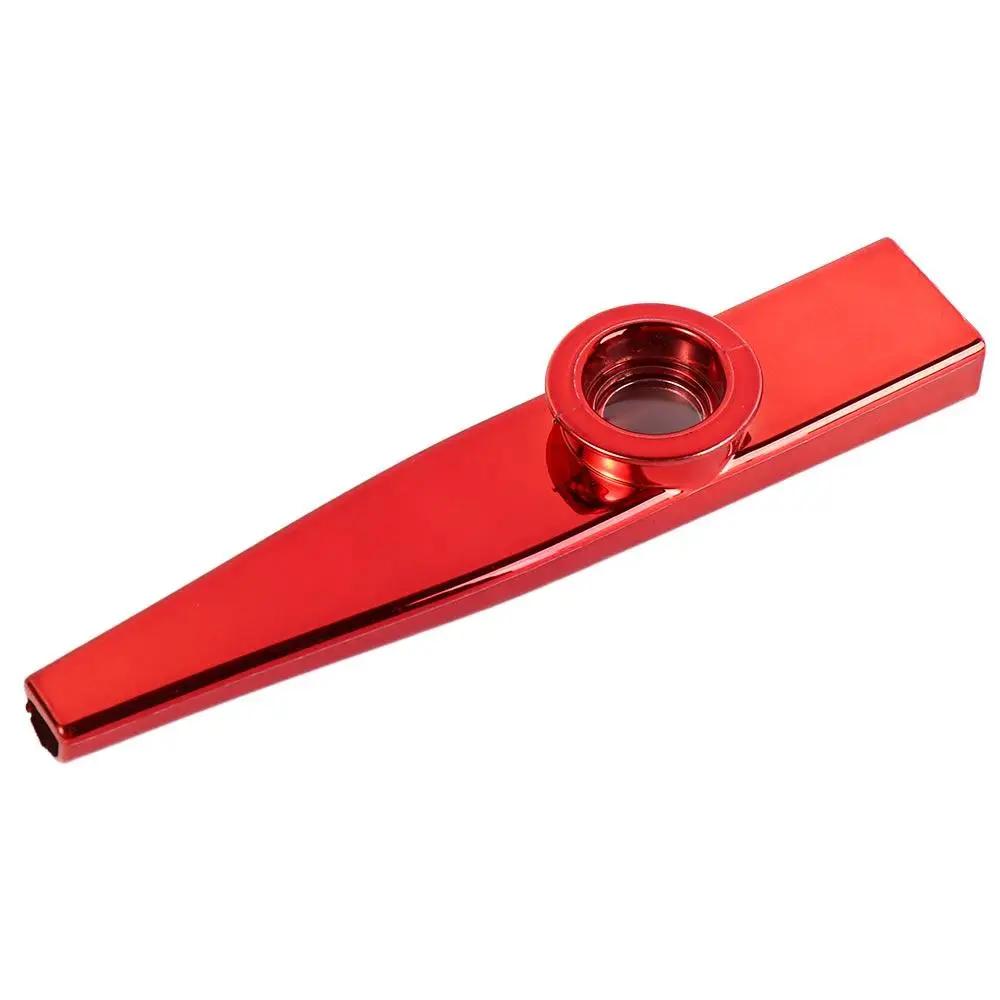 Metal Kazoo Flauta Boca para Crianças, Flautas de Instrumento Musical, Liga de Alumínio, Música Iniciantes Presente, Multi Cores, Festa - Image 1