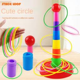 Animal de aro infantil jogando jogo brinquedos, 1 conjunto - Image 3