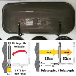 Wall Mount Storage Rack para carro Rooftop Cargo Box SUP Paddle Board Prancha de surf Kayak Suporte de parede de garagem para bicicletas Carga 50kg 1 par - Image 5