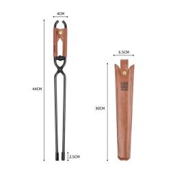 Shinetrip novo acampamento ao ar livre fogo poker engrossado anti-queimadura aço carbono fogo poker piquenique churrasco leve portátil - Image 6