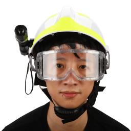 Capacetes de segurança de resgate de emergência anti-impacto bombeiro capacete de proteção com farol e óculos de proteção - Image 2