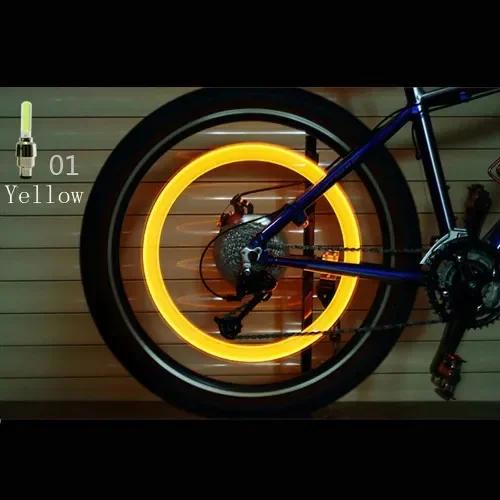 Luzes de Segurança para Bicicleta: Novas Válvulas com LED para Rodas e Pneus