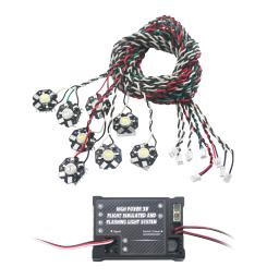 Sistema de luz intermitente simulado de voo G.T.POWER, luz LED para avião RC, aeronave de asa fixa, alta potência, 3W - Image 1