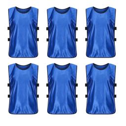 Treinamento solto malha coletes, camisas de futebol, basquetebol, críquete, futebol, voleibol, rugby equipe, acessórios esportivos, 6pcs - Image 6