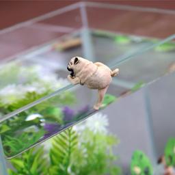 Estatuetas aquário decorações enfeites animais filhote cachorro pequeno para decoração tanques peixes - Image 4